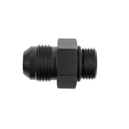 -10 MALE TO -06 O -RING PORT ADAPTER (HIGH FLOW RADIUS ORB) -BLACK